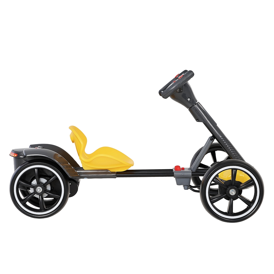 PITUSO Электромобиль (86*54*48.5 см), складной, колеса ЭВА, с ПУ, Желтый/Yellow 3010230AR-Yellow купить — фото 3