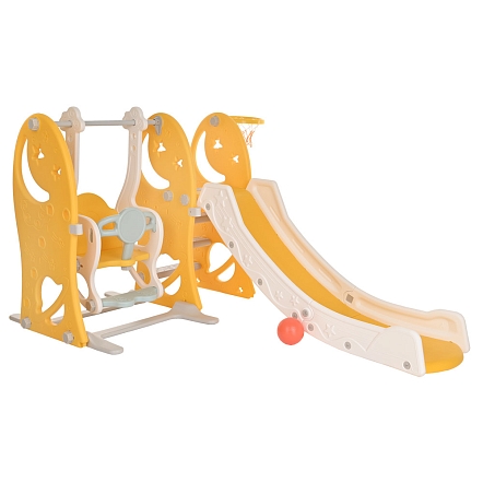 Горка-Комплекс Pituso Звёзды и луна(горка,качели,баскет.кольцо) YYS802 купить — фото 1