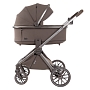 Коляска 2 в1  Pituso Mayla Plus короб+прогулка Truffle/Truffle MPLS/555-Truffle