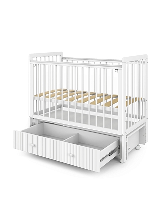 Кровать Pituso детская TINY(RF) ящик-маятник/колесо TINY(RF) купить — фото 3