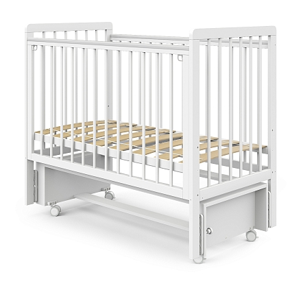 Кровать детская Pituso TINY (оптима) маятник/колесо купить — фото 2