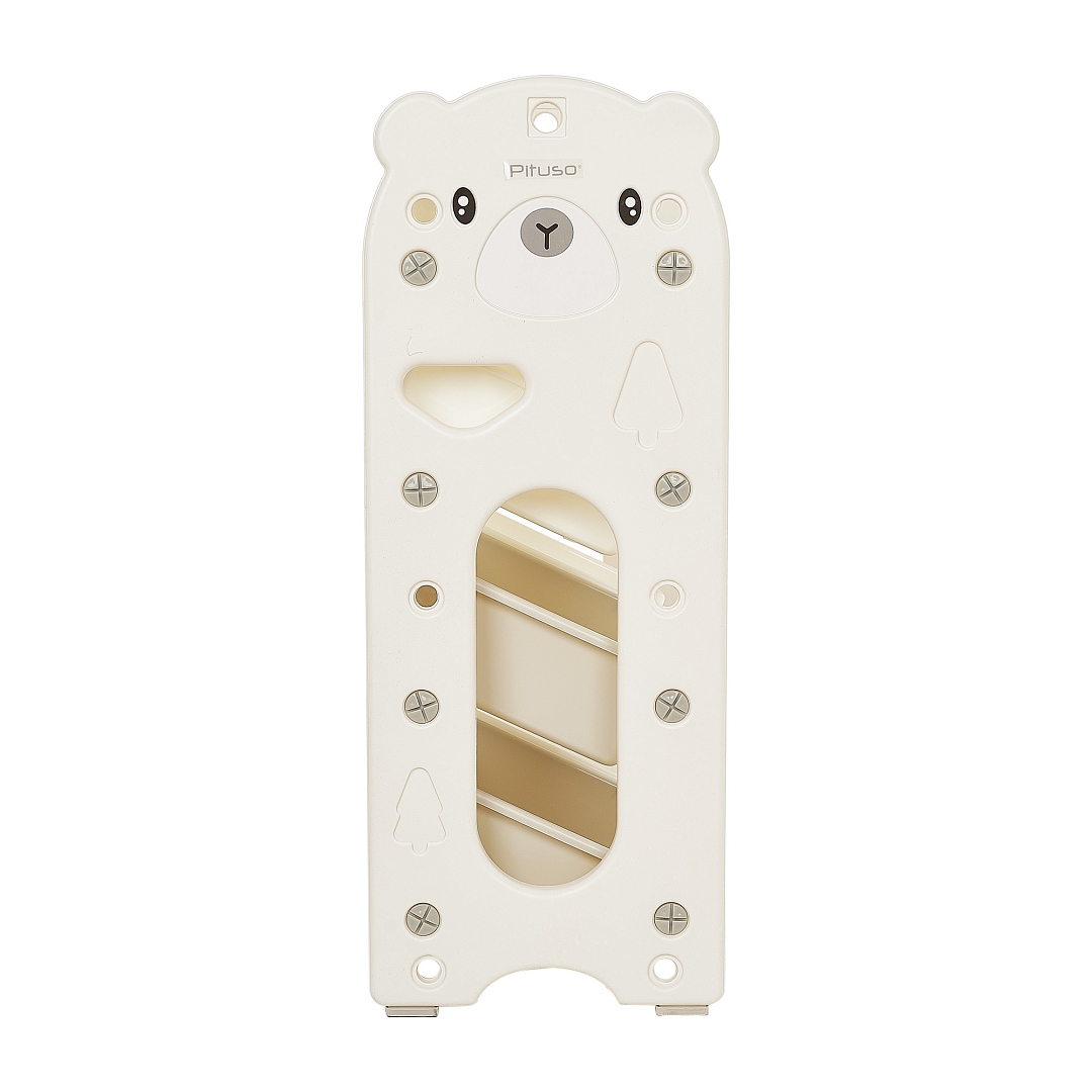 Стеллаж для игрушек с ящиками Pituso Балу,4 яруса 67*33*85 White/Белый NSNJ-0001-1-3-White купить — фото 2