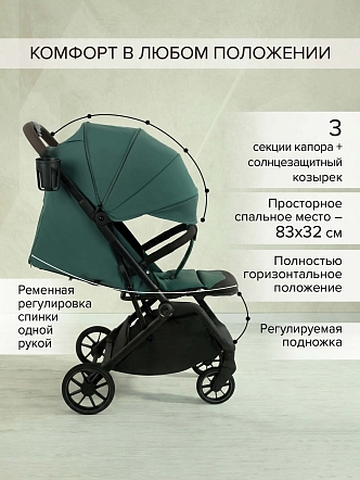 Коляска детская Pituso ICE (прогулочная) IC/001 купить — фото 21