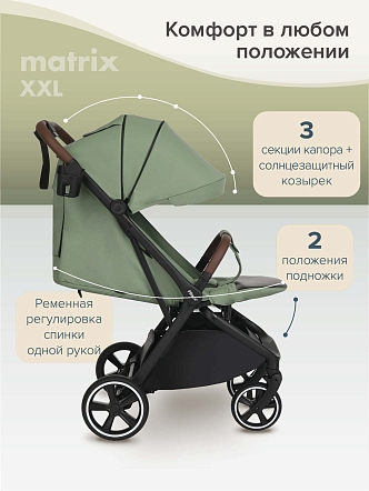 Прогулочная коляска Pituso MATRIX/чехол на ножки/PU(большие колеса) XXL купить — фото 16