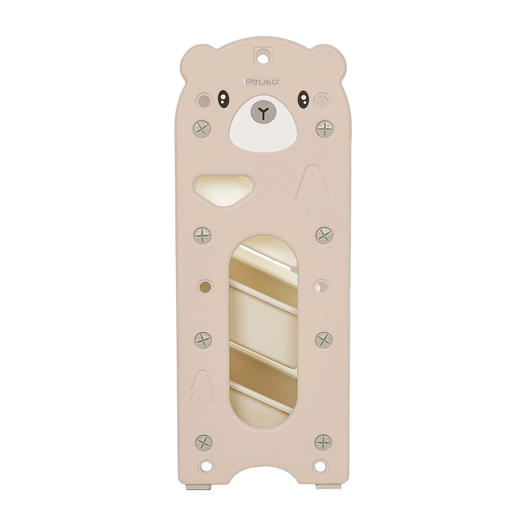Стеллаж для игрушек с ящиками Pituso Балу,4 яруса 67*33*85 Beige/Бежевый NSNJ-0001-4-3-Beige купить — фото 2