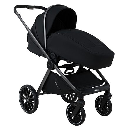 Коляска 2 в1  Pituso Mayla Plus короб+прогулка Black/Graphite MPLS/555-BLACK