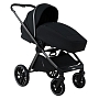 Коляска 2 в1  Pituso Mayla Plus короб+прогулка Black/Graphite MPLS/555-BLACK