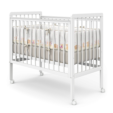 Кровать детская Pituso TINY (лайт) автостенка/колесо купить — фото 4