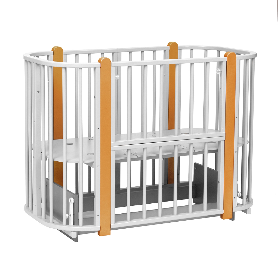 Кровать Pituso детская + маятник 5/1 Asti съемная стенка J 515 купить — фото 1