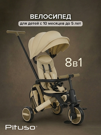 Велосипед Pituso трехколесный Leve Pro складной/сумка T8 PLUS купить — фото 23