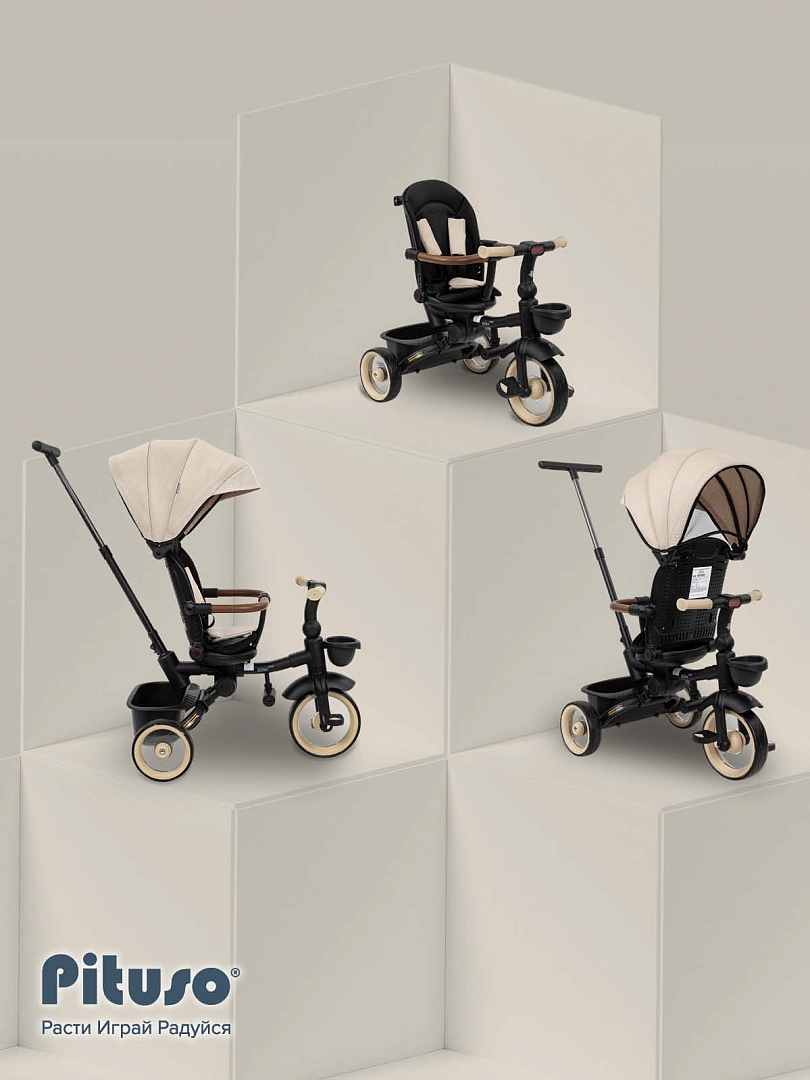 Велосипед Pituso трехколесный Elite Pro HM-618 купить — фото 21
