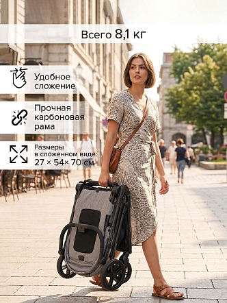 Коляска детская Pituso CARBON RX (прогулочная) X-666 купить — фото 37