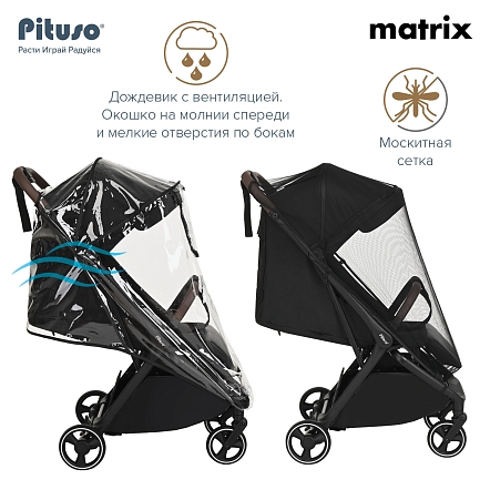 Прогулочная коляска Pituso Matrix чехол на ножки PU купить — фото 19