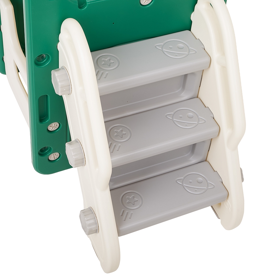 Горка Pituso Nicron с баскет.кольцом, Green-White/Зеленый-Белый NZHHT-0002-1-3-GreenWhite купить — фото 6