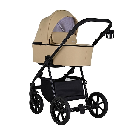 Коляска Pituso 2 в1 Tossa короб+прогулка Кожа/Camel TS/25/6