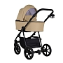 Коляска Pituso 2 в1 Tossa короб+прогулка Кожа/Camel TS/25/6