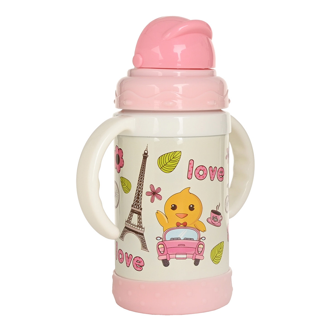 Термопоильник Pituso с трубочкой 280 мл KD9309 купить — фото 1