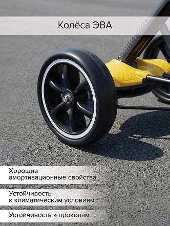 PITUSO Электромобиль (86*54*48.5 см), складной, колеса ЭВА, с ПУ, Желтый/Yellow 3010230AR-Yellow купить — фото 25