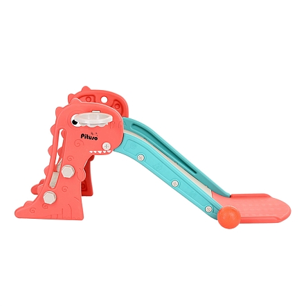 Горка Pituso Веселый Динозаврик  баскет. кольцо UN-DW37 купить — фото 4