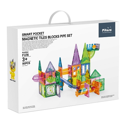Магнитный конструктор Pituso с шариками (41 эл.) HW21039623 купить — фото 2