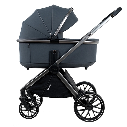 Коляска 2 в1  Pituso Mayla Plus короб+прогулка Graphite/Graphite MPLS/555-Graphite