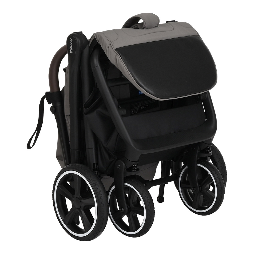 Прогулочная коляска Pituso MATRIX/чехол на ножки/PU(большие колеса) XXL купить — фото 9