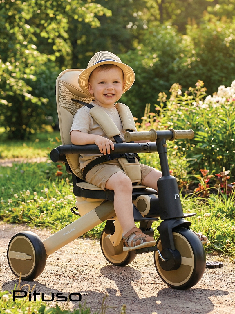 Велосипед Pituso трехколесный Leve Pro складной/сумка T8 PLUS купить — фото 38