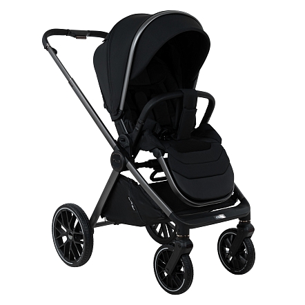 Коляска 2 в1  Pituso Mayla Plus короб+прогулка Black/Graphite MPLS/555-BLACK