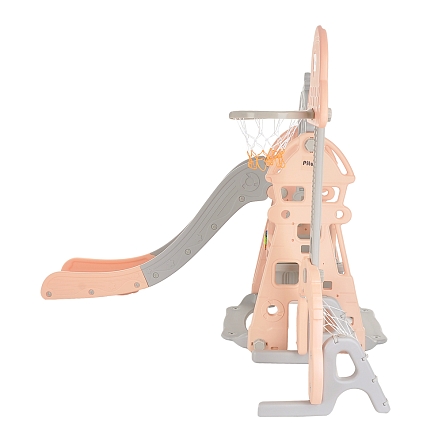 Горка-Комплекс Pituso Замок горка,качели,футб.ворота,баскет.стойка, звук L-DT05 купить — фото 5