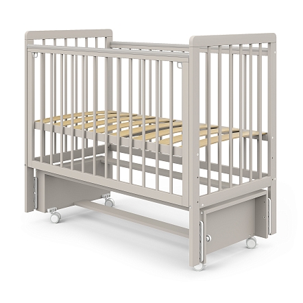 Кровать детская Pituso TINY (оптима) маятник/колесо купить — фото 1