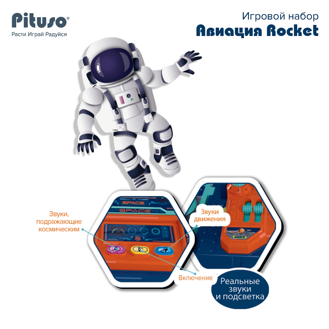 Игровой набор Pituso Авиация Rocket kit HW24004159 купить — фото 6