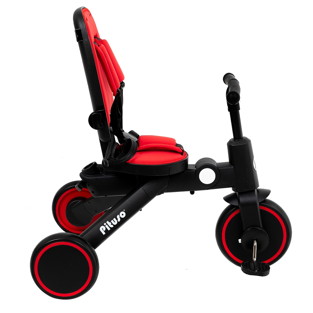 Велосипед трехколесный Pituso Leve Pro складной c сумкой T8 PLUS купить — фото 6