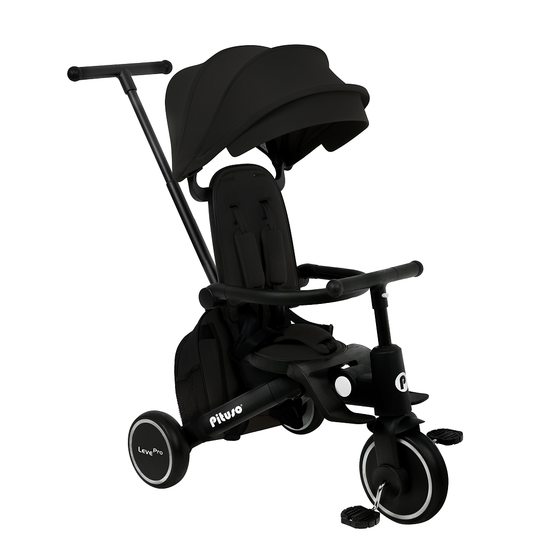 Велосипед трехколесный Pituso Leve Pro складной c сумкой T8 PLUS купить — фото 1