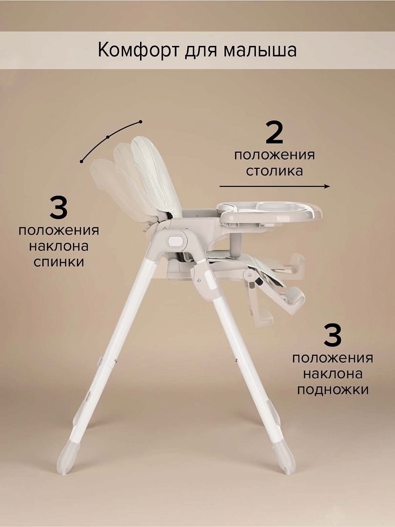 Стул для кормления Pituso Olimp ECO-кожа вкладыш C1N купить — фото 12