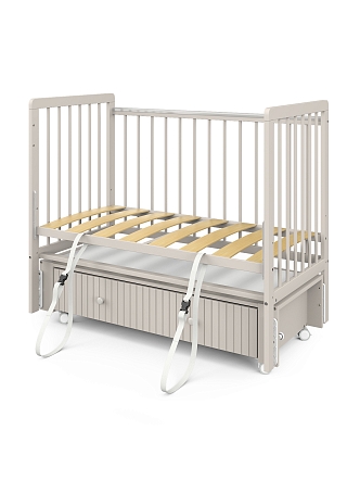 Кровать Pituso детская TINY(RF) ящик-маятник/колесо TINY(RF) купить — фото 4