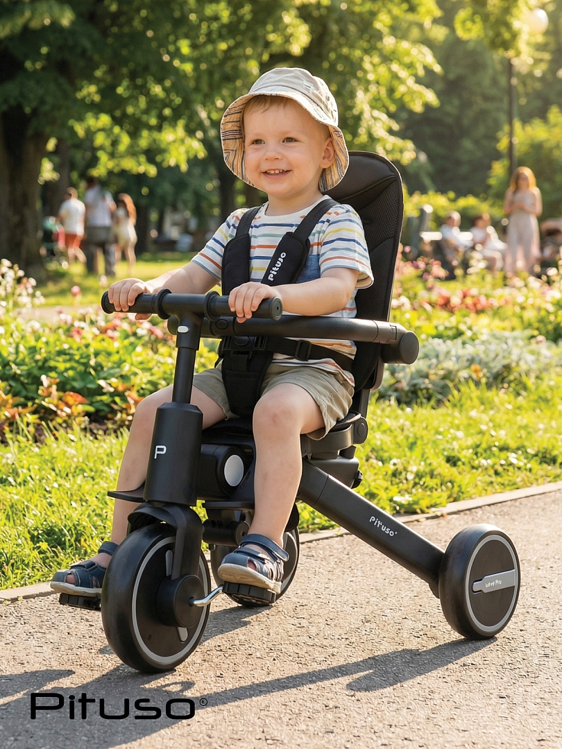 Велосипед Pituso трехколесный Leve Pro складной/сумка T8 PLUS купить — фото 36