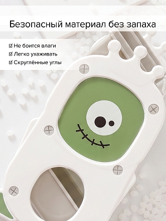 Стеллаж для игрушек с ящиками Pituso Funny 3 полки Green/Лайм купить — фото 10