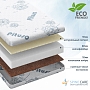 Матрас детский Pituso беспружинный Coco Dream (кокос+холо+латекс) 120*60*8 трикотаж CD-100/6 купить — фото 2