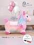 Прыгуны-животные Pituso Единорог, pvc, плюш.чехол, насос, муз. GS015 Multicolor купить — фото 10