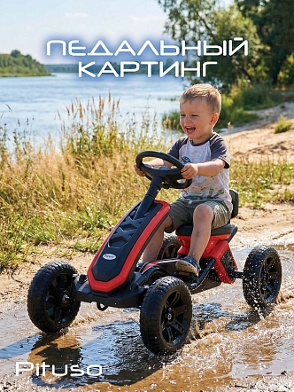 Педальный картинг Pituso ЭВА колеса G-24 купить — фото 11