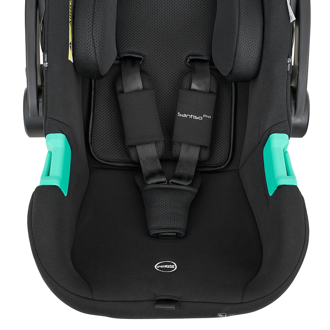 Удерживающее устройство для детей Pituso 0-13 кг Santiso Pro Black/Черный (i-Size) AY377-Black купить — фото 7