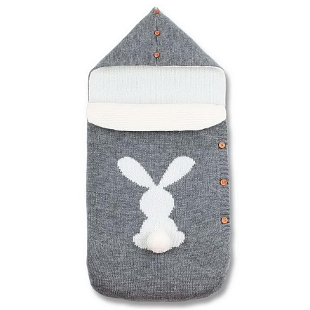 Конверт Pituso вязаный 75*35 см Зайка КНВ2 купить — фото 1