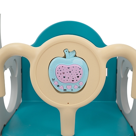 Горка-комплекс Pituso Няшка (горка/качели/баскет.кольцо) Green/Зеленый YYSB965-green купить — фото 7