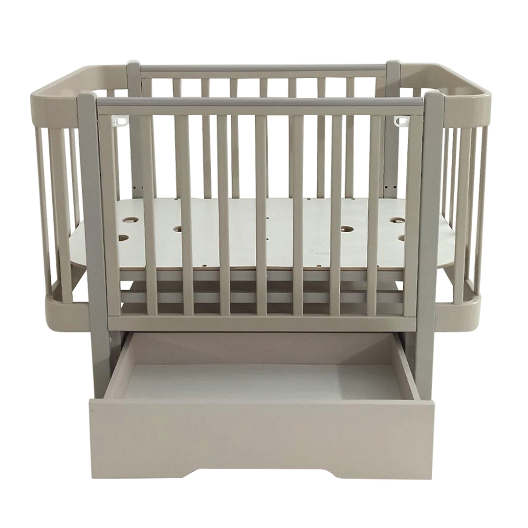 Кровать Pituso Olivia + маятник/ящик/автостенка/колесо 120*60 см Pit-103 купить — фото 2