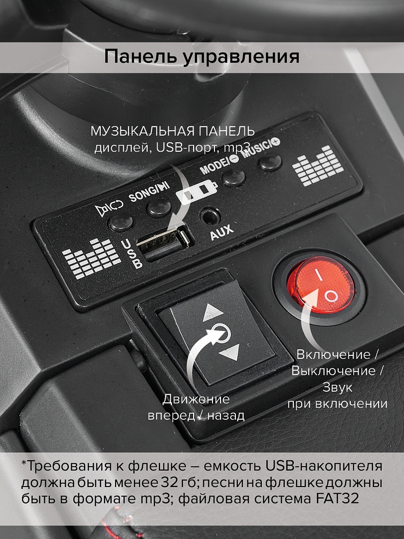 Электроквадроцик Pituso 6V/4.5Ah,колеса/свет/муз 1025004BP купить — фото 24