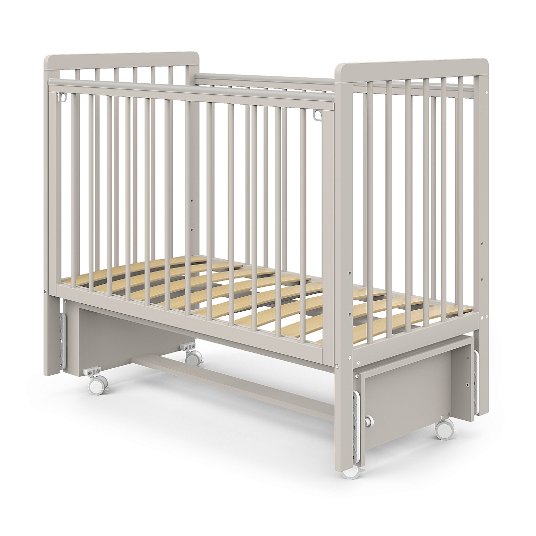 Кровать детская Pituso TINY (оптима) маятник/колесо купить — фото 3