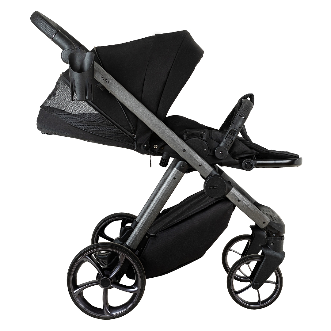 Коляска Pituso 2 в1 Sole короб + прогулка PMPT купить — фото 12
