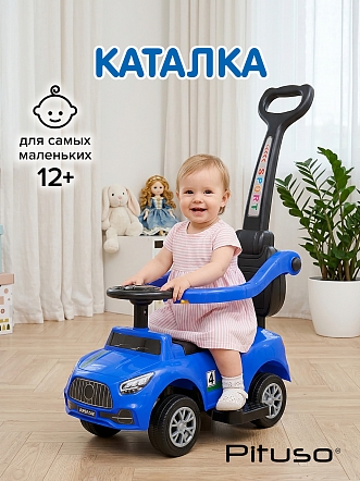 Каталка Pituso Ridey с бамп/с ручкой (муз, подсв) CJ-509T купить — фото 14