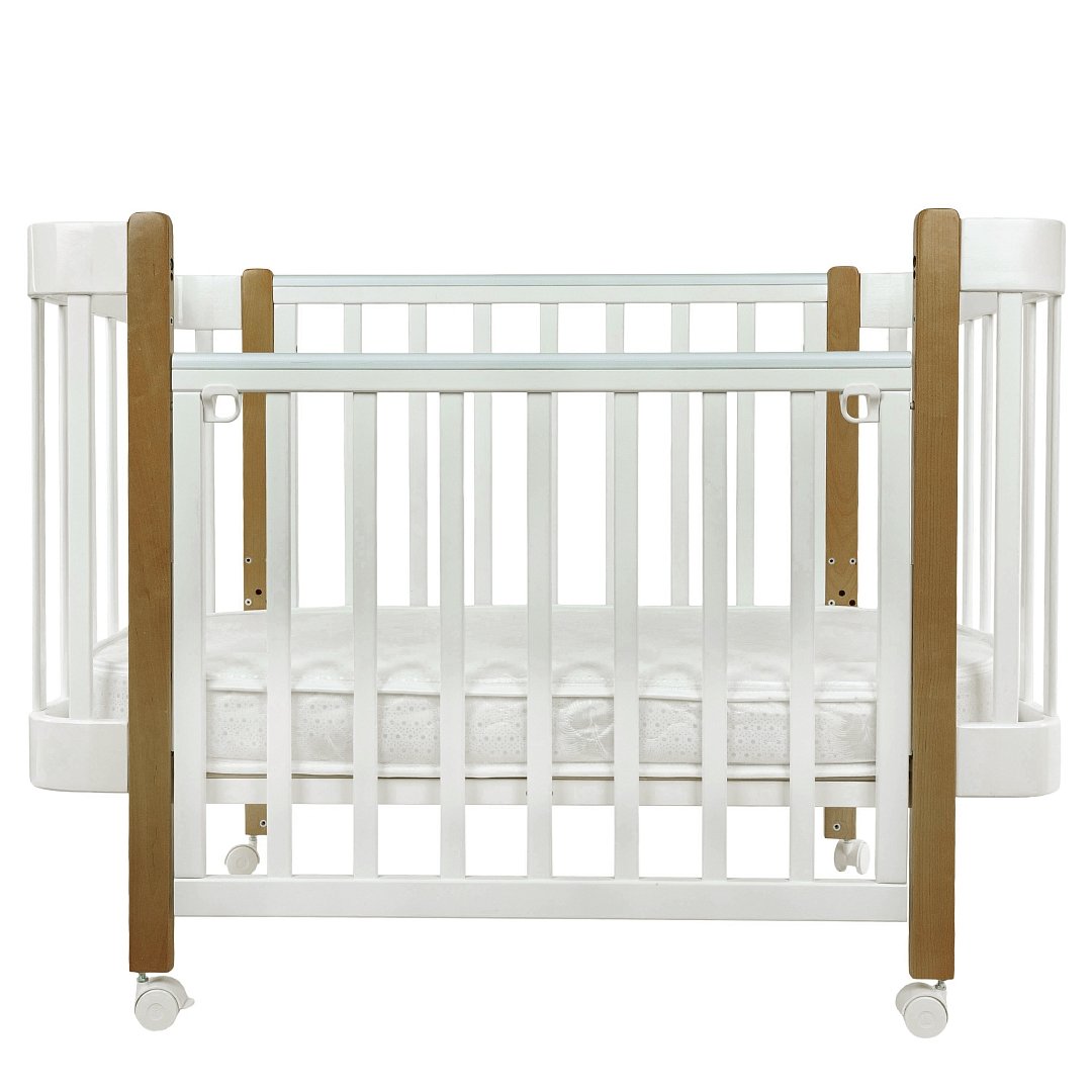 Кровать Pituso Olivia + маятник/ящик/автостенка/колесо 120*60 см Pit-103 купить — фото 9