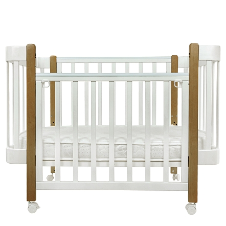 Кровать Pituso Olivia + маятник/ящик/автостенка/колесо 120*60 см Pit-103 купить — фото 9